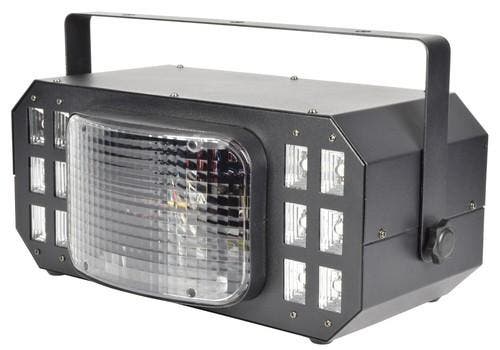 QTX Cortina 3 In 1 Wide Angle CREE LED Multi Effect UV DJ, Muziek en Instrumenten, Licht en Laser