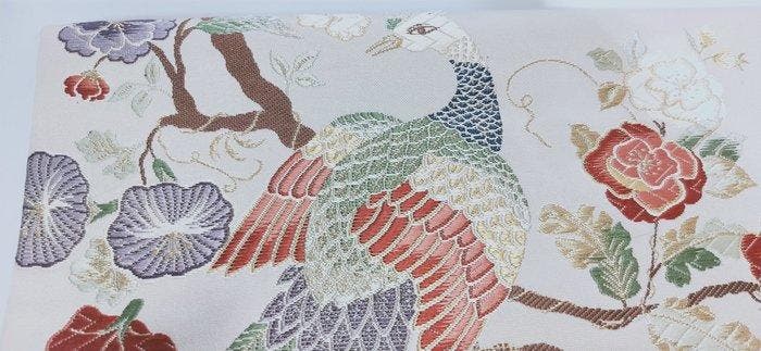 Geborduurd Obi (Kimono) - Traditioneel Japans Kimono,, Antiquités & Art, Antiquités | Autres Antiquités