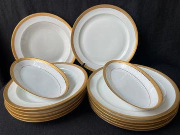 Limoges - Tafelservies (15) - Porselein, Antiek en Kunst