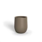 Polyester plantenbak Lora Ø50x60cm - Met bodem, Kunststof, Minder dan 60 cm, Rond, Nieuw