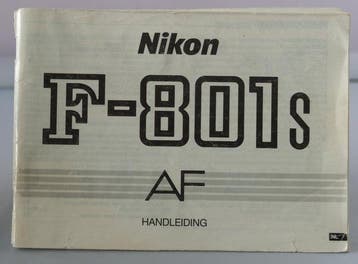 Nikon F-801s met 35-70 en 70-210 af lens Single lens reflex