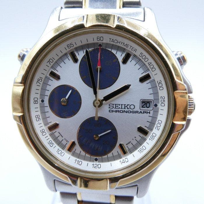 Seiko - Chronograph - Zonder minimumprijs - 7T27-6A50 -, Handtassen en Accessoires, Horloges | Antiek