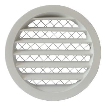 Rond buitenluchtrooster aluminium Ø 160mm, Verzenden, Nieuw