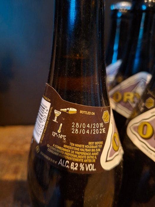 Orval - 2016 - 33cl - 12 flessen, Verzamelen, Wijnen