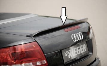 Rieger achterklepspoiler | A4 (8H): 04.02- - Cabrio | stk on, Verzenden