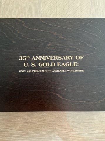 Verenigde Staten. 5 Dollars 2021, 35th Anniversary US Gold