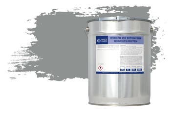 Wixx PU 250 Betonverf Buiten en Binnen RAL 7042 |, Doe-het-zelf en Bouw, Verzenden, Nieuw