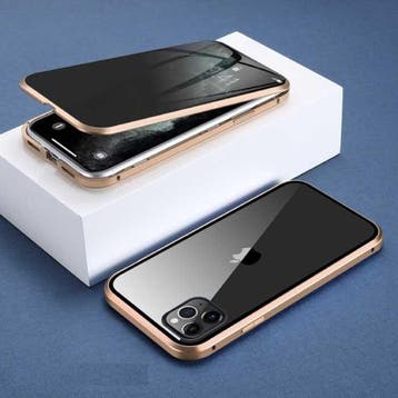 iPhone 13 Mini Magnetisch Privacy Hoesje met Tempered Glass, Verzenden, Nieuw