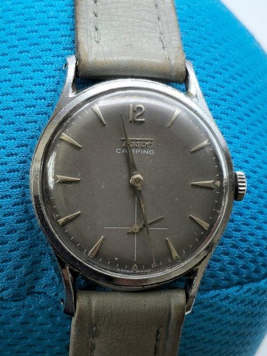 Tissot - Camping - with open back - Grey Dial - Zonder, Bijoux, Sacs & Beauté, Montres | Hommes