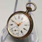 Antiuqe Cylindre 10 Steine - 800 Silver - mechanical pocket, Nieuw