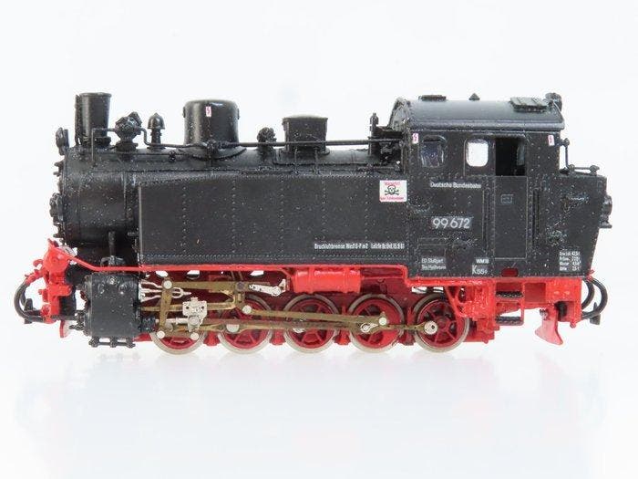 M+F H0e - 403 - Tender locomotief (1) - BR 99, handgebouwde, Hobby en Vrije tijd, Modeltreinen | H0