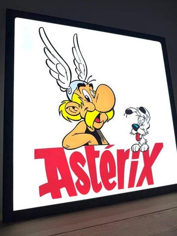 Parc Astérix - Lichtbord - Asterix de Gallier - Aluminium