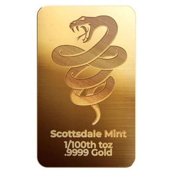 2 x 1/100oz Troy Ounce - Or .999 - 2 x 2025 1/100 oz 9999, Timbres & Monnaies, Métaux nobles & Lingots