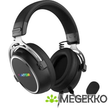 HATOR Hypergang 3 USB Hi-Res RGB Gaming Headset Zwart, Verzenden