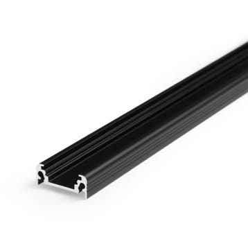 LED Strip Profiel - surface - zwart - voor strips tot 14mm, Verzenden, Nieuw