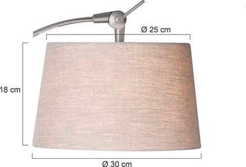 2dekans | Steinhauer - Lampenkap - Rond 30 cm - Grijs -, Ophalen of Verzenden, Nieuw