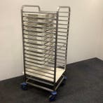 Regaalwagen RVS RWR 161 Blanco + 94 dienbladen