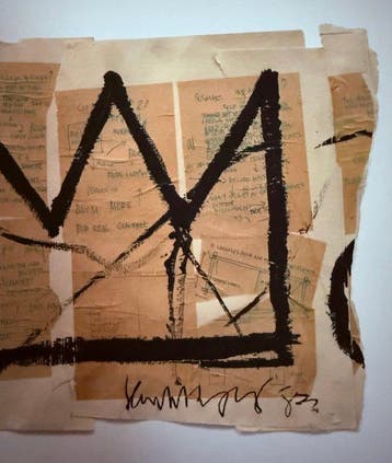 Jean-Michel Basquiat (1960-1988) - “Untitled (Crown), 1982”., Antiek en Kunst
