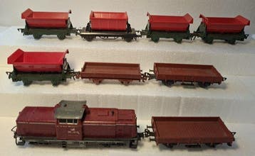 Fleischmann H0 - Treinset (9) - Locomotief BR 212 + 8 wagons, Nieuw