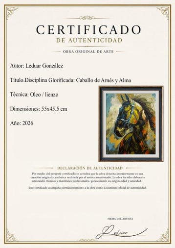 Leduar González - Disciplina Glorificada: Caballo de Arnés y