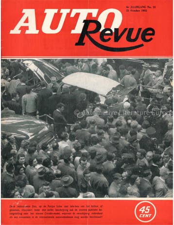 1955 AUTO REVUE MAGAZINE 21 NEDERLANDS, Nieuw