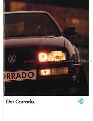 1993 VOLKSWAGEN CORRADO BROCHURE DUITS, Ophalen of Verzenden
