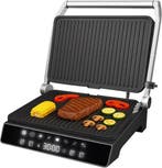 2dekans | AoraKitchen Contactgrill - 180º Uitklapbaar -, Electroménager, Ophalen of Verzenden