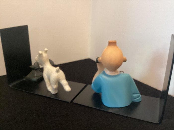 Leblon Delienne - Beeldje - Serre-livres - Tintin et Milou, Boeken, Strips | Comics