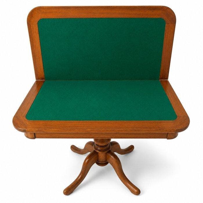 Table de jeux - Bois, Textile, Antiek en Kunst, Antiek | Overige Antiek