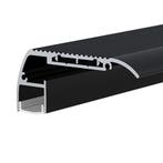 LED Strip Profiel Trap | 3 Meter uit één stuk | Zwart | 27., Verzenden, Nieuw