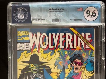 Wolverine #58 - EGC 9.6 - 1 Graded comic - EO - 1992