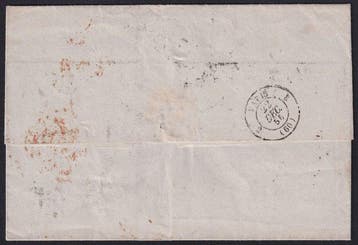 Anciens états italiens - Toscane 1855 - 17 Déc. 9 cr. Sass 8