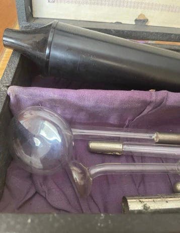 Violet RayElectro-Therapy Apparatus - Glas , Metaal