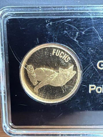 Allemagne. Gold bar 2024 Fuchs - 1/200 oz (.999) (Sans prix