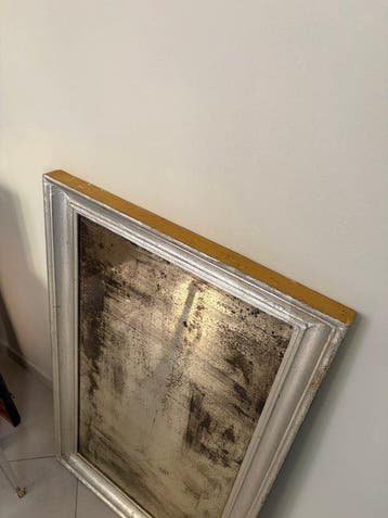 Wandspiegel - Hout - Antiekspiegel, Antiek en Kunst
