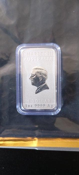1 Troy Ounce - Zilver .999 - Charles III (Zonder