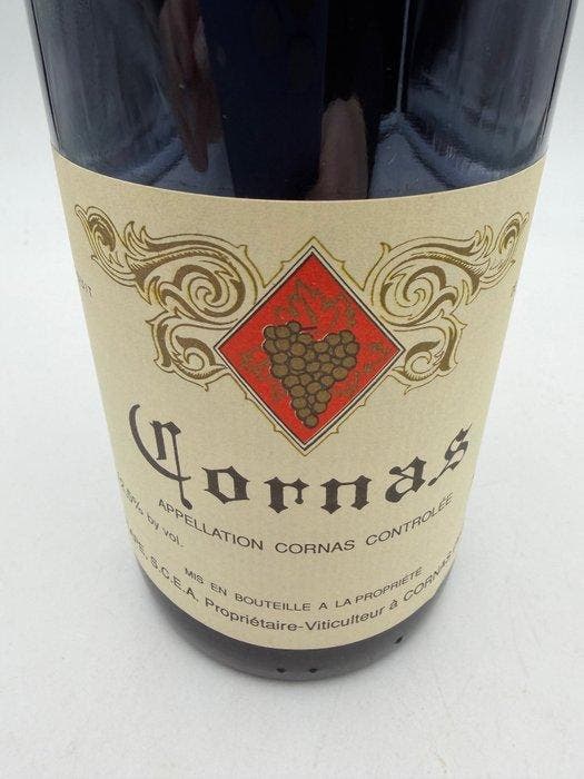 1987 A. Clape Cornas - Cornas - 1 Fles (0,75 liter), Verzamelen, Wijnen