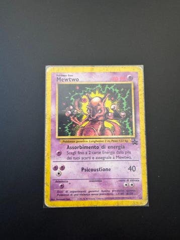 Pokémon - 5 Card - Mewtwo, Mew, Pikachu, Articuno - WOTC, Nieuw