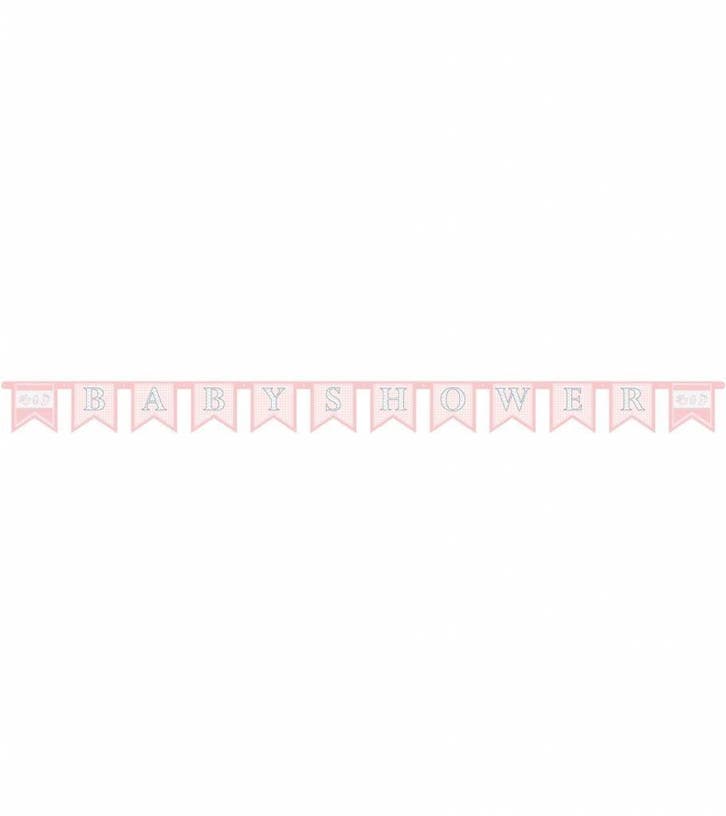 Geboorteslinger Meisje Babyshower 6m, Hobby en Vrije tijd, Feestartikelen, Nieuw, Verzenden