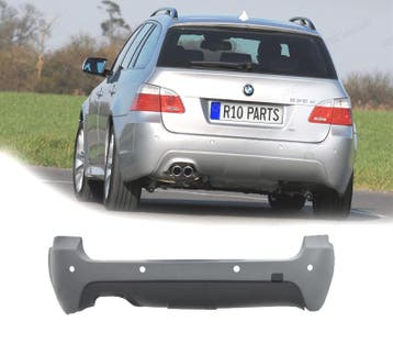 PARE CHOCS ARRIÈRE BMW E61 03-07 LOOK M PDC, Verzenden