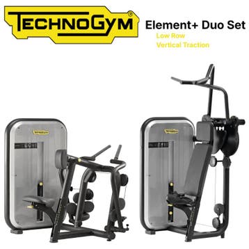Technogym - Element+ - Duo Set - Zwart, Ophalen of Verzenden