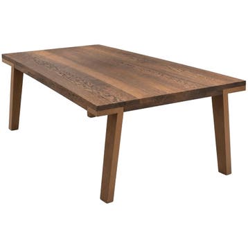 bert plantagie Eettafel Seven - Ongebruikt, Verzenden, Zo goed als nieuw, Eikenhout, 200 cm of meer