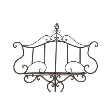 Support denceinte - Fer forgé - Table de jeu extensible - H