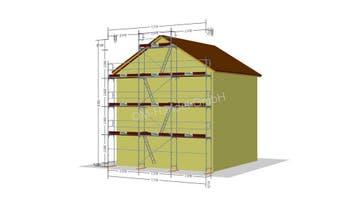 Échafaudage acier complet de 70m² steiger pignon, Verzenden, Neuf