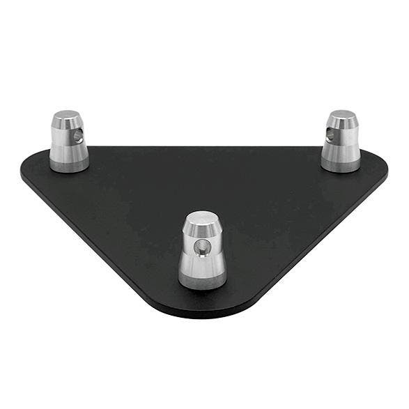 Baseplate voor Global Truss F33 driehoek truss zwart, Musique & Instruments, Lumières & Lasers, Envoi