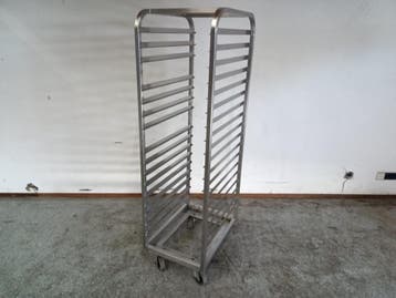 Regaalwagen voor GN1/1 bakken - B46 x D62,5 x H164 cm, Nieuw in verpakking