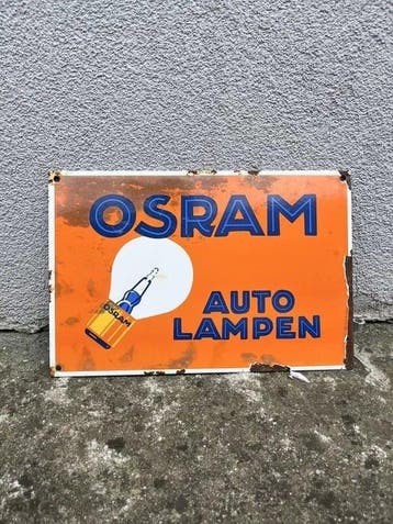 Copie dun e-mail publicitaire Osram - Plaque émaillée -