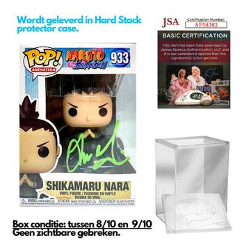 Gesigneerde Funko Pop! Naruto - Shikamaru Nara #933, Verzenden