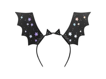 Halloween Haarband Vleermuis 23cm, Hobby en Vrije tijd, Verzenden, Nieuw