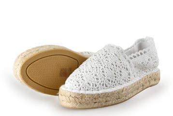 Colors of California Espadrilles in maat 40 Wit, Kleding | Dames, Schoenen, Espadrilles, Verzenden, Wit, Zo goed als nieuw